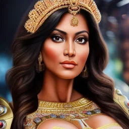 Ultra detailed fullbody Portrait in oil on canvas of busty Scorpio Sonia with armor -Saint seya,extremely detailed digital painting,ultrarealistic skin,intense stare, extremely detailed face, crystal clear eyes, mystical colors ,perfectly centered image, perfect composition, rim light, beautiful lighting,masterpiece ,8k, stunning scene, raytracing, anatomically correct, in the style of Simon Bisley and Ohrai Noriyoshi and robert e howard and Steve Jung and Wizyakuza and uncannyknack.