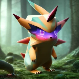 Mystery pokemon,Ambiance dramatique, hyperrealisme, 8k, high quality, lot of details, fit within portrait, unreal engine 5, hyper realistic