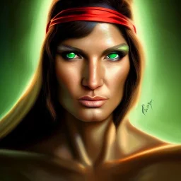 ultra detailed portrait of beautiful Elektra , extremely detailed digital painting, extremely detailed face,crystal clear Green eyes, in the style of robert e howard and pablo oliveira and Ken Kelley and Keith Parkinson ,mystical colors,perfectly centered image, perfect composition, rim light, beautiful lighting,8k, stunning scene, raytracing