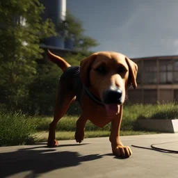 dog, , Unreal Engine 5, realistic, hyper detailed