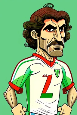 Guglielmo Vicario Italian football player cartoon 2d