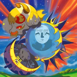 90’s sun and moon