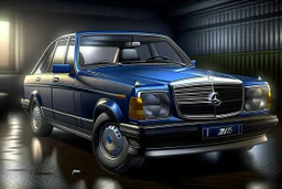 Fotorealistisch Mercedes Benz W123