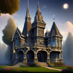 neogothic mansion