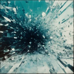[Shattered Image, Shot the texture and then rewound the film and double exposed from multiple 1979 B colour series movie]