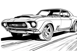 car drawing without color for coloring