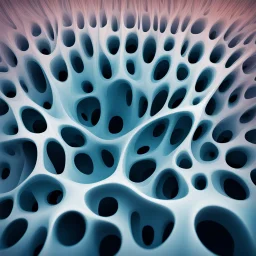 villi of vessel walls, abstract picture