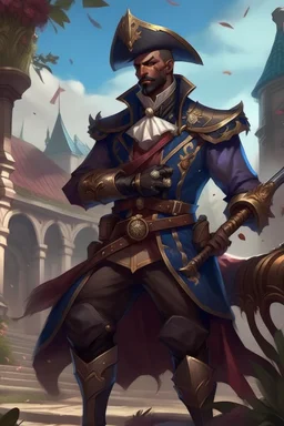 Darius from league of legends in victorian fantasy guard