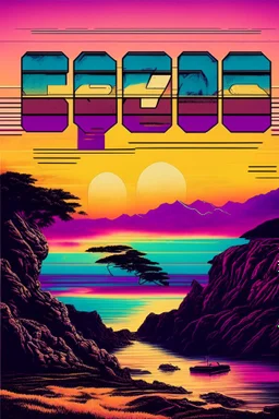 Imagen con y frases y paisaje de de los 80