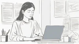 The image for the article depicts a young person sitting in front of a laptop in a well-lit room filled with natural light. The individual appears entirely focused on the process of online learning, holding a pen in their hand and jotting down important notes. On the screen in front of them, an educational interface can be seen, featuring a variety of learning materials, including e-books and educational videos. The image conveys the concept of self-directed learning and personal development thr