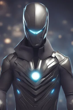 Ariek's superhero suit would have a sleek and futuristic design, with a holographic emblem representing their telekinetic powers.