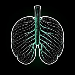 Lungs, Logo, 4k, high resolution