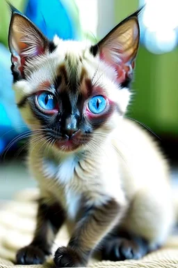 Baby siamese cat