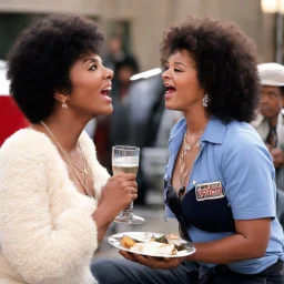 Said: BANG BANG BANG Then the sucker just laughed 'n said: Terry: Oh, put it away You know, I ate her all up . . . now what you gonna say? FZ: You ate my Chrissy?