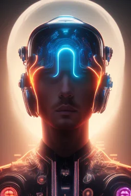 cyberpunk, head, men, portrai, tron