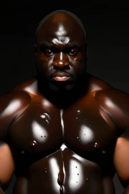 big black oily men