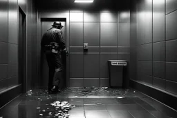 a bank robbery is happening! You cowered in the corner of the dimly lit bank restroom, your heart pounding in your chest like a desperate plea for escape. The suffocating scent of fear mingled with the metallic tang of blood that stained the air. The world outside was swallowed by chaos, as the bank fell victim to the merciless grip of criminals. Just as despair threatened to consume you whole, a flicker of movement caught your eye: Wonder Woman, a figure cloaked in strength and resolve, appeare