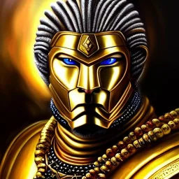 Ultra detailed fullbody Portrait in oil on canvas of WArrior with Lion Gold Armor ,extremely detailed digital painting, extremely detailed face,crystal clear Big Glowing eyes, mystical colors ,perfectly centered image, perfect composition, rim light, beautiful lighting, 8k, stunning scene, raytracing, anatomically correct, in the style of robert e howard and Ken Kelley and Ohrai Noriyoshi and Simon Bisley and tomzj1