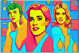 pop art pixels 1000 images cool degen mfer trade - retreat - strategise - repeat