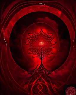 Enter a realm where the very air pulses with the essence of the root chakra. Deep shades of crimson suffuse the atmosphere, grounding you in a powerful energy. The air is thick and heavy, akin to the richness of fertile earth. A steady hum reverberates, resonating with the primal instincts within. You feel a profound sense of stability and security, like the roots of ancient trees that anchor the land. Here, the atmosphere is infused with the spirit of survival and vitality
