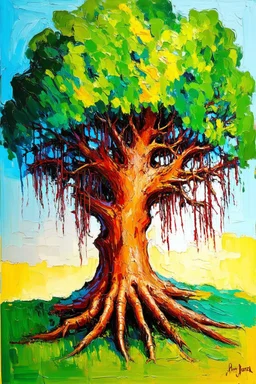 wailing tree; Expressionism