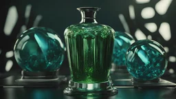 High-end, liquid time as the fourth dimension, green blue glass 4th dimensional liquid space, awesome cinematic-quality photography, symmetrical Four-dimensional space (4D) infinity visuals, Vintage style with Octane Render 3D technology, hyperrealism photography, (UHD) with high-quality cinematic character render, Insanely detailed close-ups capturing beautiful complexity, hyperdetailed, intricate, 8k