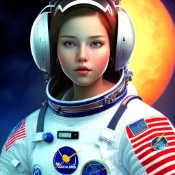 A girl with a dream of going to space one day and a bright future at head of her