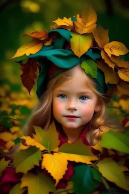 Putri daun yang cantik