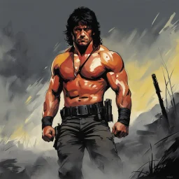 [art by Greg Smallwood] Rambo