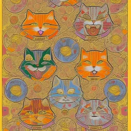 cat, detailed, pattern, manga, "naruto", Masashi Kishimoto, anime, ninja, jujitsu