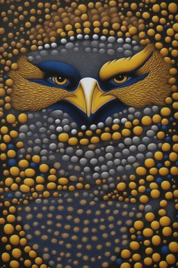 west coast eagles aboriginal dot painting guernsey