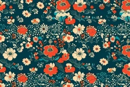 JAPANESE MINMALISM FLOWERS theme PATTERN