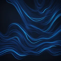 Hyper Realistic Navy-Blue Neon Glow Right Flow Texture with dark background