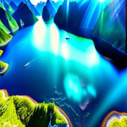 Kenai Fjords National Park, Alaska,aerial view,extremely detailed digital painting, high resolution,8k, realistic, beautiful, volumetric lighting, mystical colors ,perfectly centered image, perfect composition, rim light, beautiful lighting,masterpiece, stunning scene, raytracing, anatomically correct, in the style Van Gogh and robert e howard and Ken Kelley and Ohrai Noriyoshi and Simon Bisley and tomzj1.