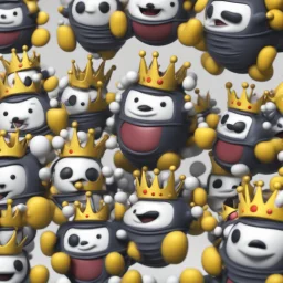 King cyber cheerful 3D cute