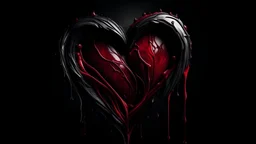 the hand tightly squeezes the heart and it bleeds