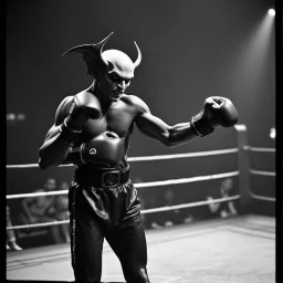 Nosferatu in his first boxing match.