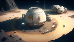 earth space landing station