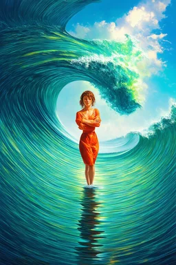 emotion is the carrying wave of intention; surrealism, optical art