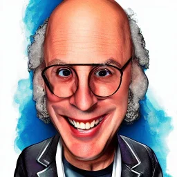 Funkadelic Larry David as a caricature