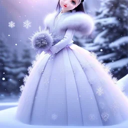 smooth hyper realistic, beautiful Japanese snow flower in crown, pale colors, dark cosmos background, cat еye, extremely sharp detail, finely tuned detail, ultra high definition, 8 k, unreal engine 5, ultra sharp focus, accurate sword wings, positive smile, lot of details, fit within portrait, Ambiance winter, perfect composition, perfect hair, perfect hands, finger up gestures