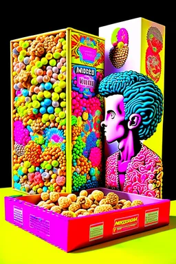 Philosophy is the talk on a cereal box; pop surrealism; optical art; digital art; post-internet art; Marina Apollonio