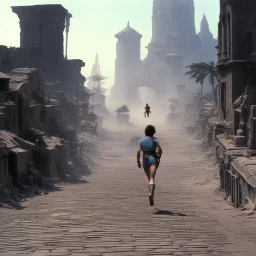 [high res picture fromBlade Runner (1982)] ...in this dust that was a city If I could find a souvenir Just to prove the world was here
