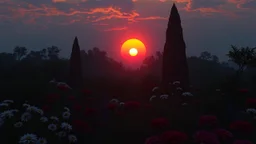 sunrise in the garden of the moment by vanitas style