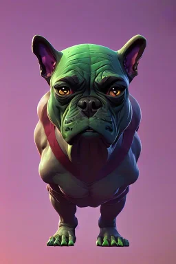 alien french bulldog musculature hulk body HD strong french bulldog hulk marvels Warcraft 64k