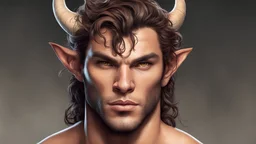 face of a centaur man dungeon & dragon