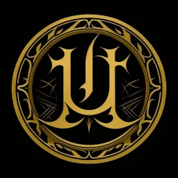 a symbol for an empire called "the empire of il-did", d&d symbol, fantasy, symbol, logo