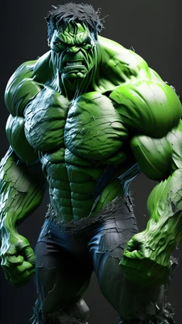 hulk made from glass, ultra realistic, 4k, ultra detail, full body, full picture,