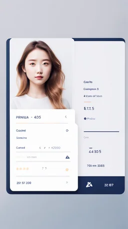 profile card and picture of person