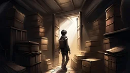 In the first chapter of the Hero's Journey, he finds himself alone in a dark storage room, leaving his ordinary, everyday world behind. Light filters through the curtains wrapped around the room's windows, revealing the dust of time that falls as the hero opens an old box. The book that the hero inherited is mysterious and heavy, carrying within its pages the scent of the past and dark secrets. The old smell of paper and stubborn leather rises above it, and winds carrying unknown expectations c